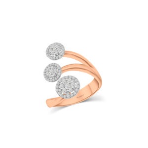 Trio Diamond Open Ring