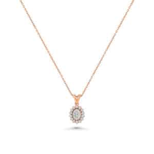 Daisy Dream Rose Gold Diamond Necklace