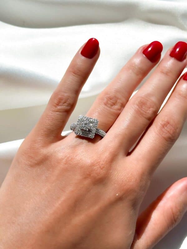 Prism Spark Square Diamond Ring - Image 2