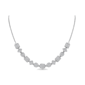 Diamond Fusion Multi-Shape Necklace