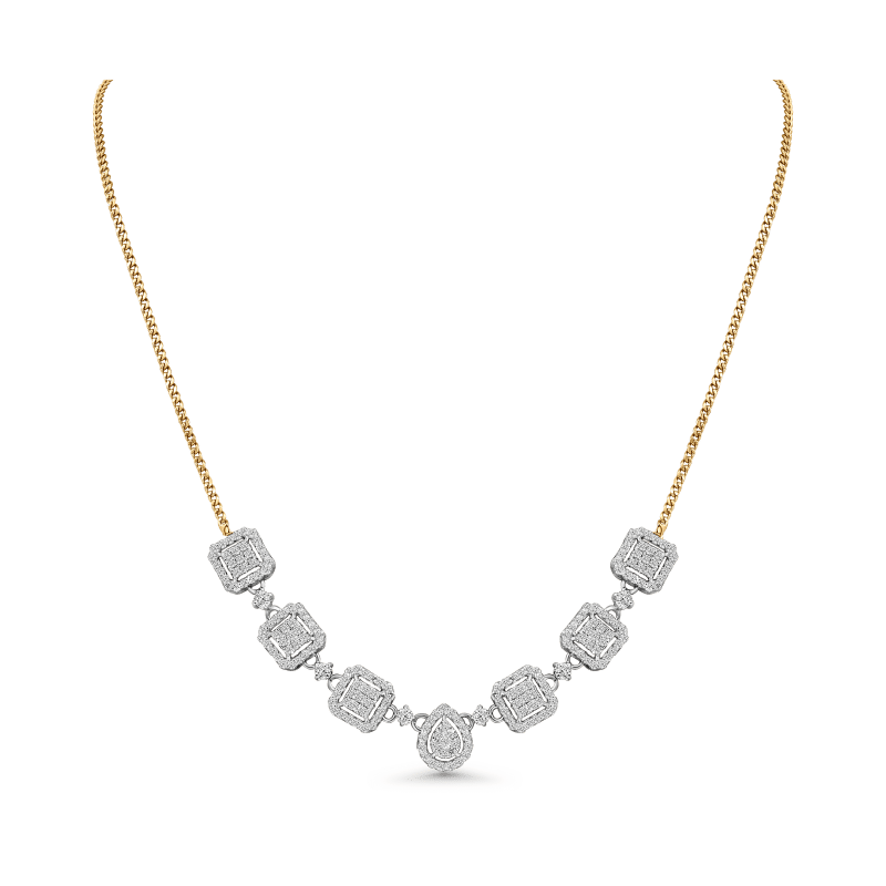 Gold Radiance Diamond Fusion Necklace