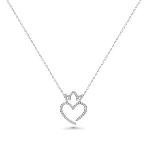 Crowned Heart Necklace