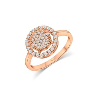 rose gold diamond necklace by el galla the best jewelry designer in egypt