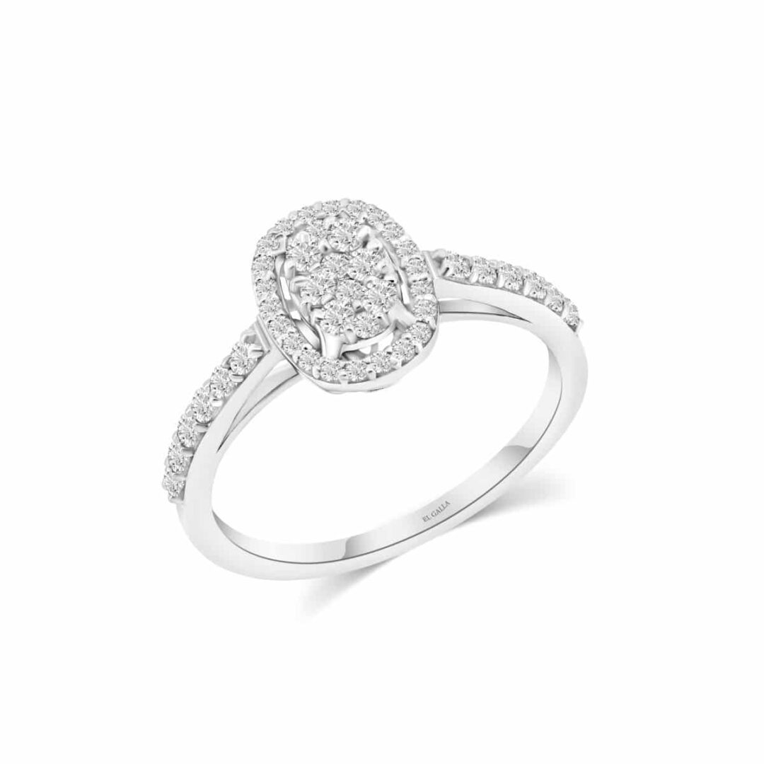 Oval Shine Diamond Ring