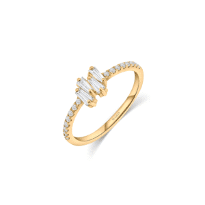 Radiant Tapers Diamond Ring