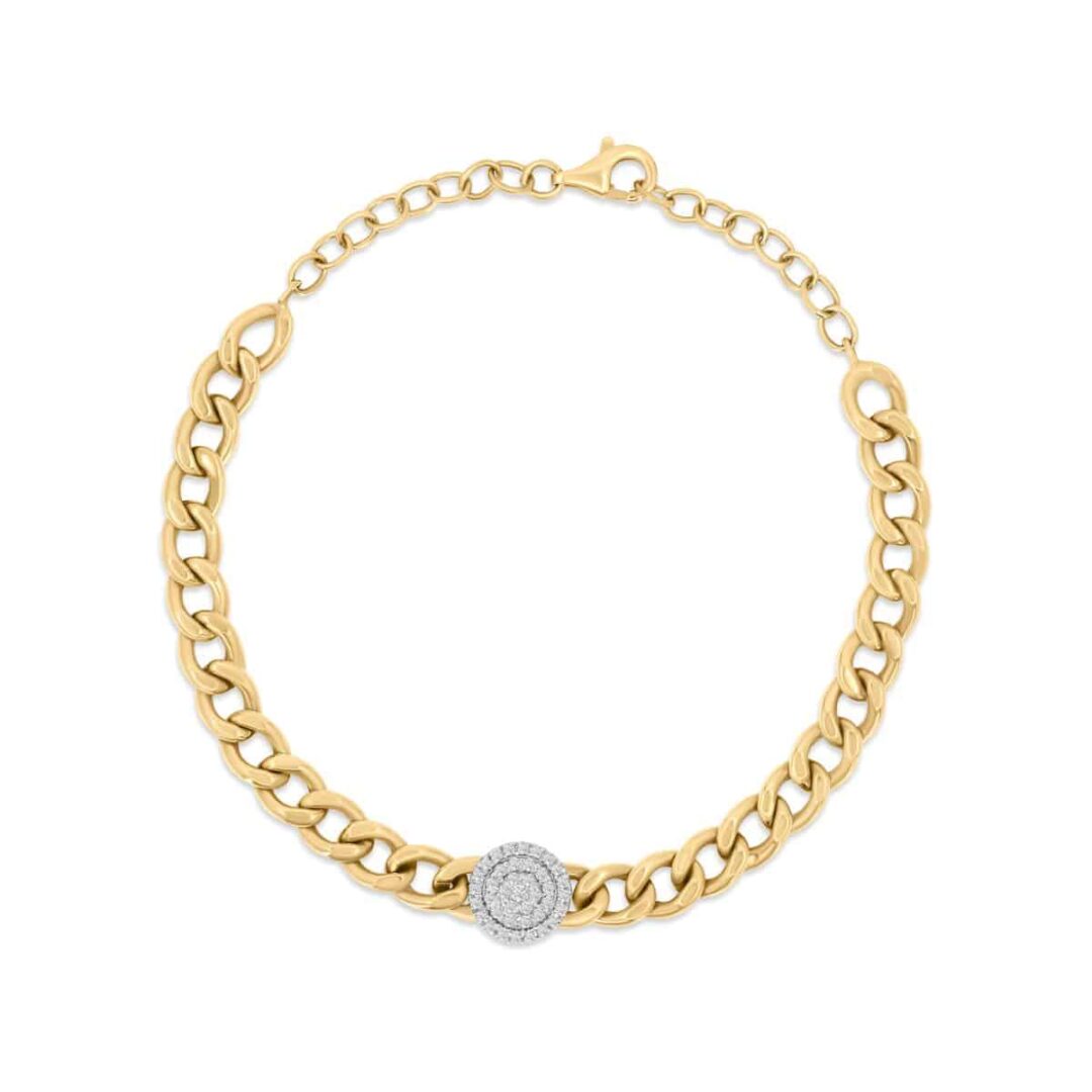 Circular Gourmet Diamond Bracelet