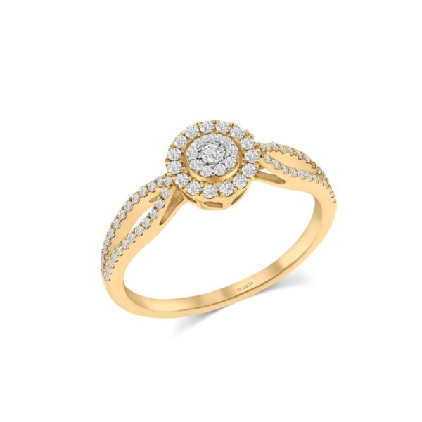 Diamond Crown Glow Ring