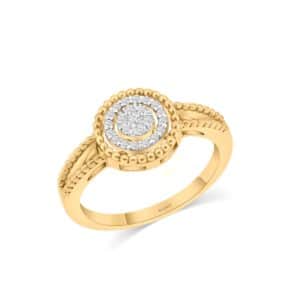 Diamond Glow Dot Ring