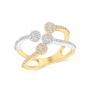 Diamond Glow Duo Ring