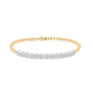 Diamond Glow Line Bracelet