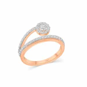 Diamond Orbit Ring