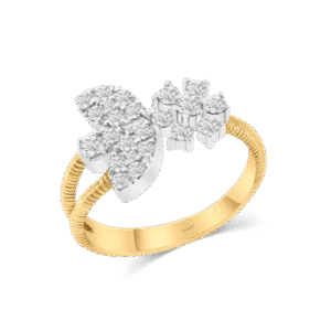 Petal Duo Diamond Ring