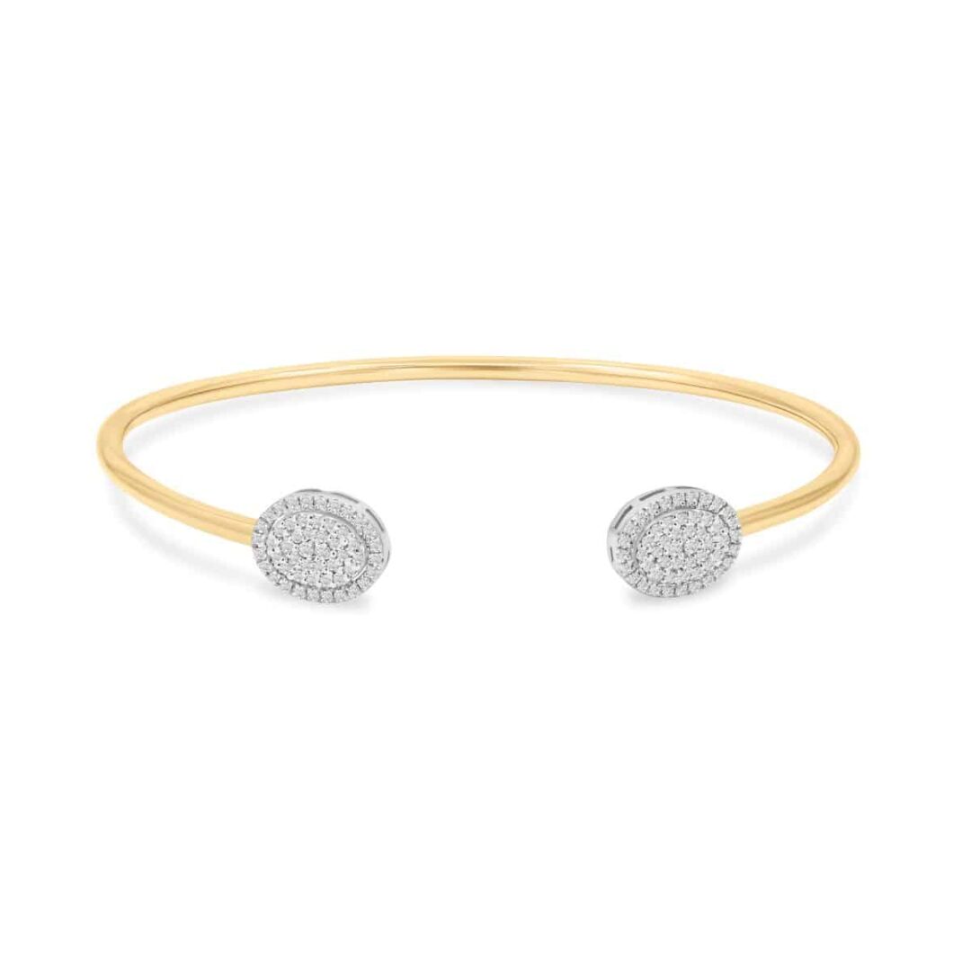 Sparkle Ends Diamond Bangle