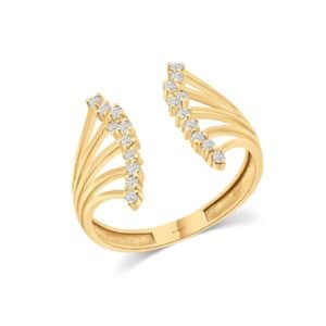 Sunbeam Diamond Ring