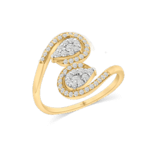 Twinkle Pear Diamond Ring
